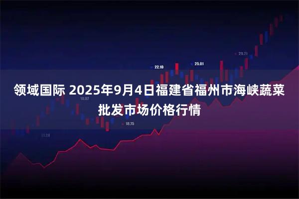 领域国际 2025年9月4日福建省福州市海峡蔬菜批发市场价格行情