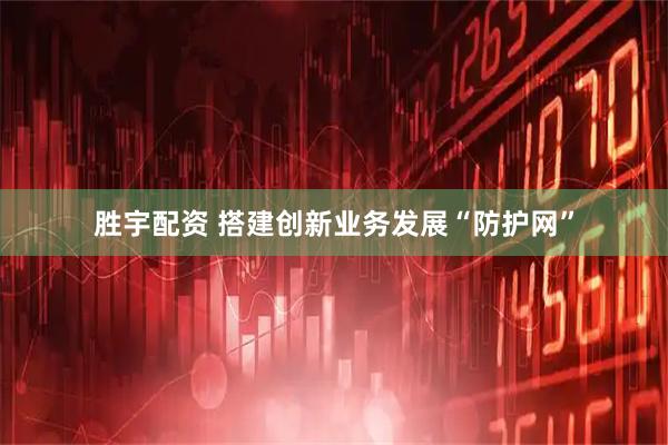 胜宇配资 搭建创新业务发展“防护网”