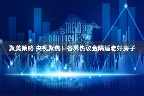 聚美策略 央视聚焦！各界热议金隅适老好房子