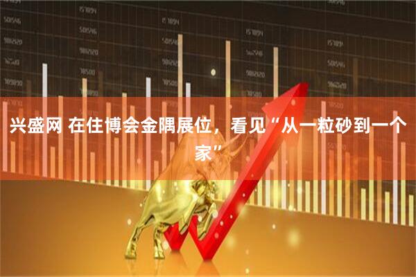 兴盛网 在住博会金隅展位，看见“从一粒砂到一个家”