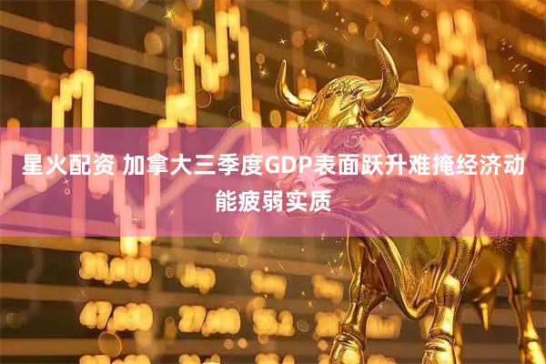 星火配资 加拿大三季度GDP表面跃升难掩经济动能疲弱实质