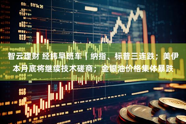 智云理财 经纬早班车｜纳指、标普三连跌；美伊本月底将继续技术磋商；金银油价格集体暴跌